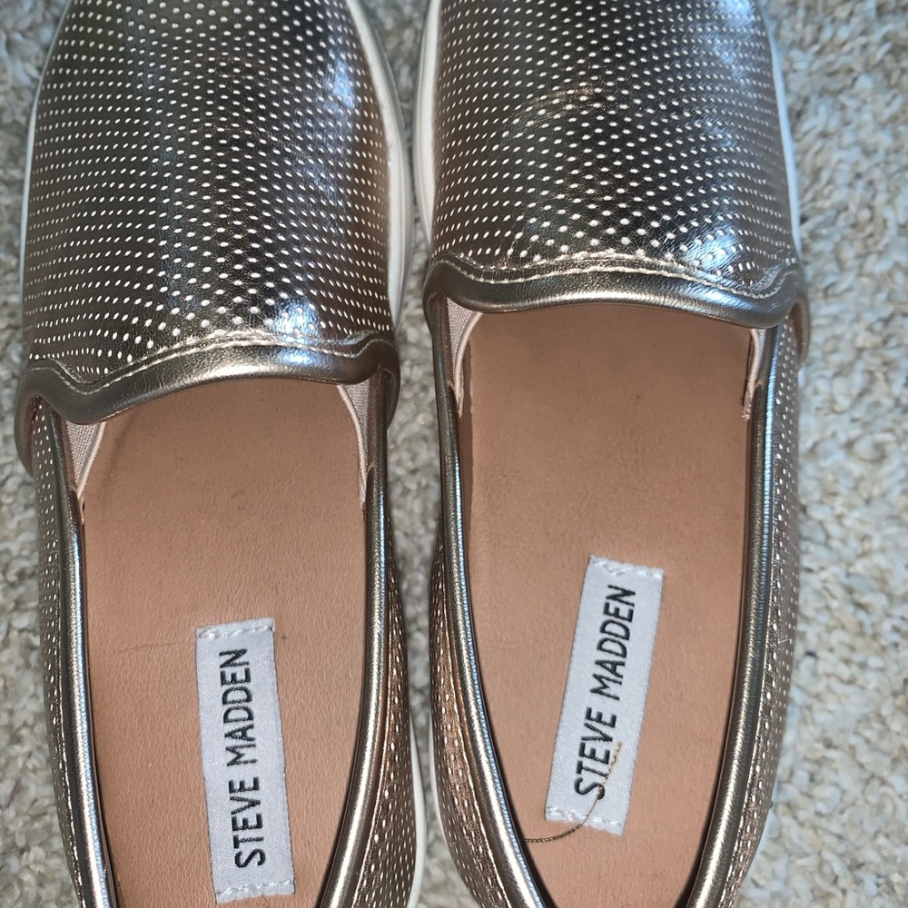 Steve Madden rose gold platform shoe - Picture 3 of 6